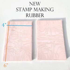 NEW Stamp Pads Rubber Stamps 2 Pack 6"x4" Stamp carving Tools Block Printing